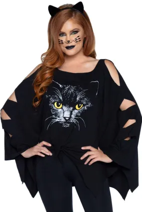 2 Piece Cat Poncho Costume