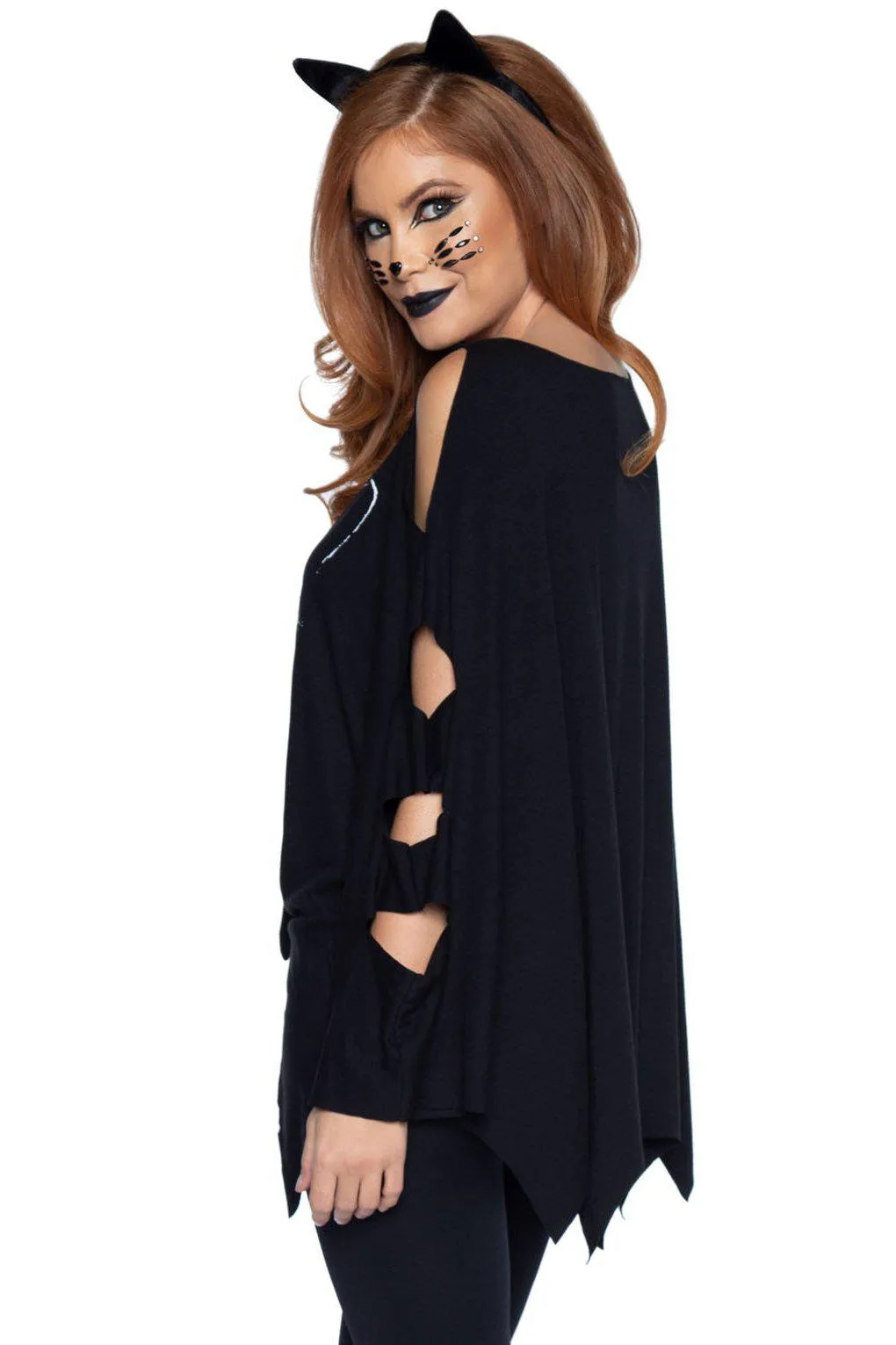 2 Piece Cat Poncho Costume