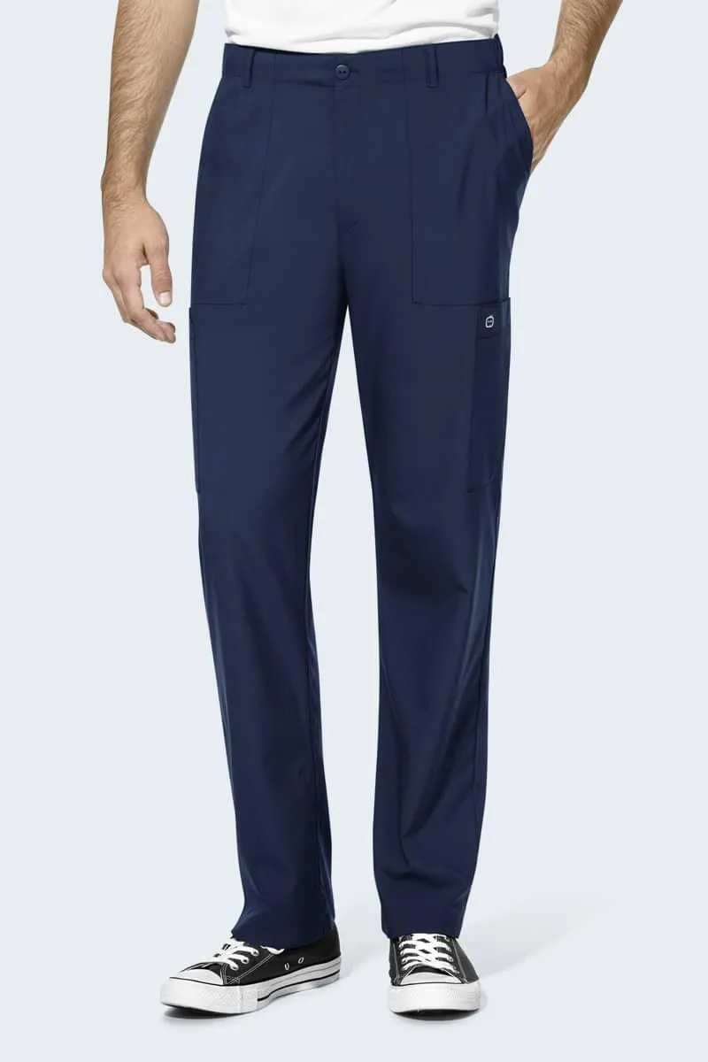 5355 QUT Podiatry Student WonderWink W123 Mens Cargo Pocket Pant