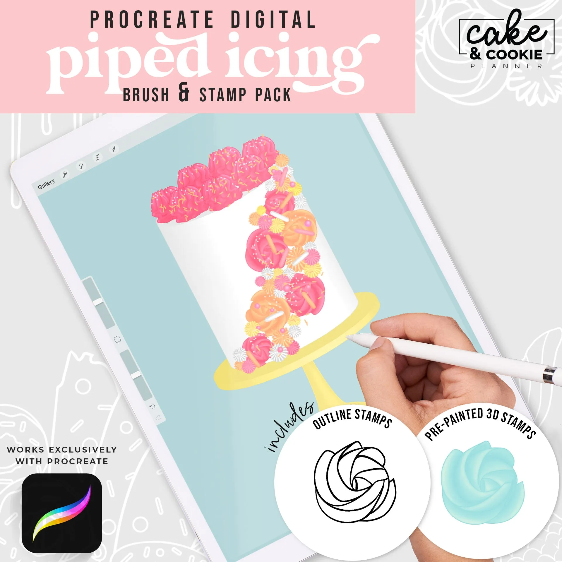 All Essential Procreate Packs to Cart (and save!)