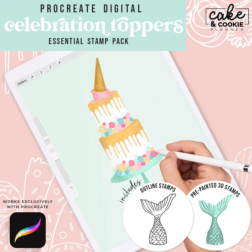 All Essential Procreate Packs to Cart (and save!)