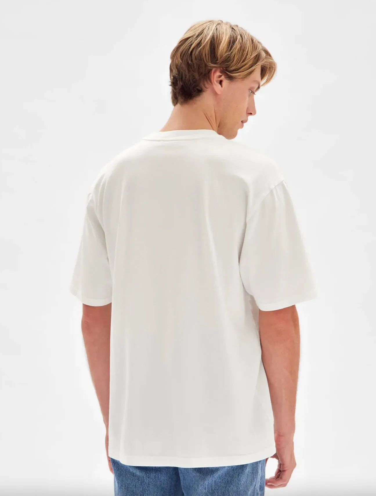 Assembly Knox Organic Oversized Tee White