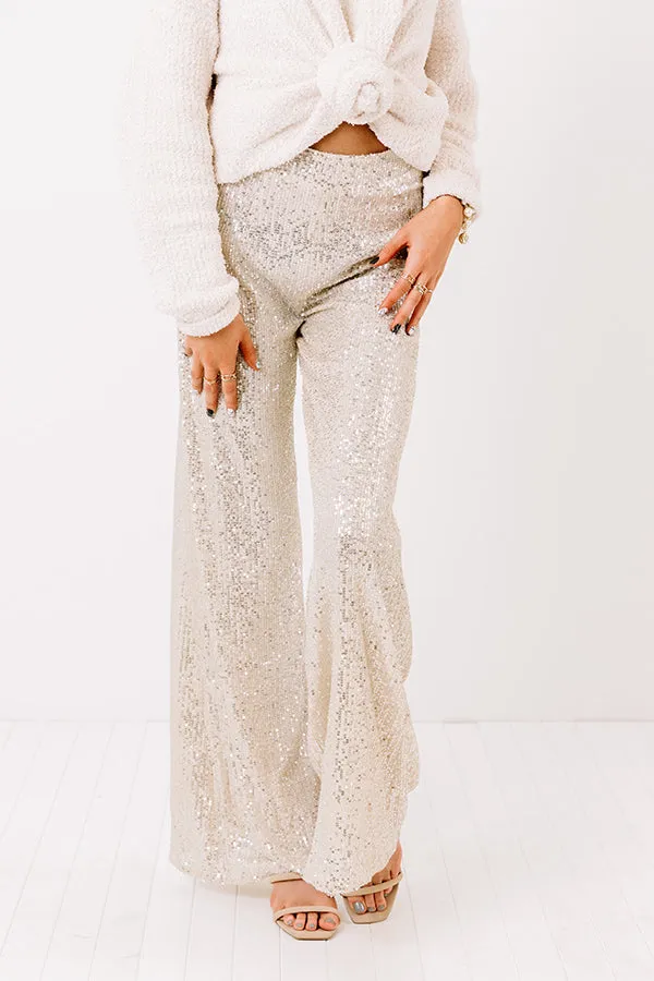 Best Kept Crushing Sequin Flares