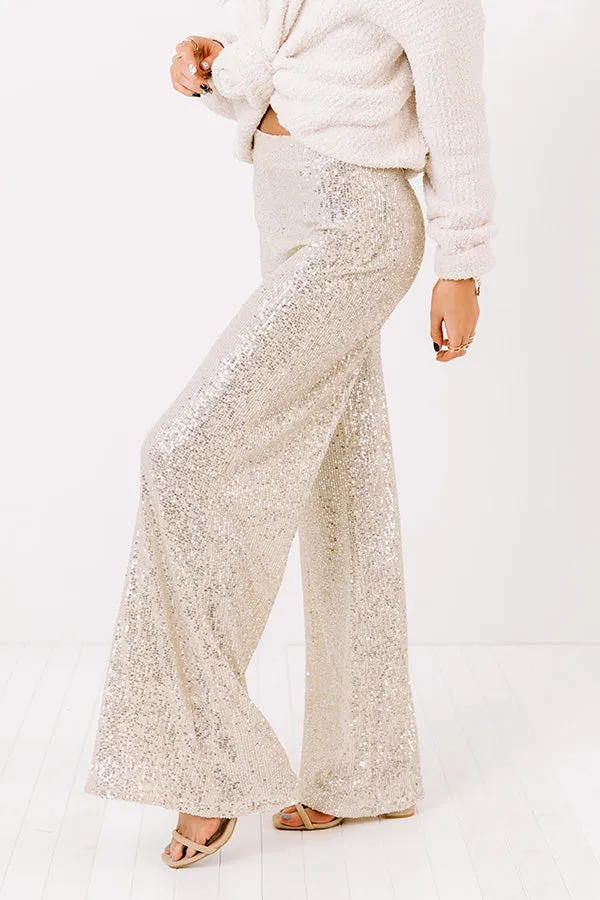 Best Kept Crushing Sequin Flares