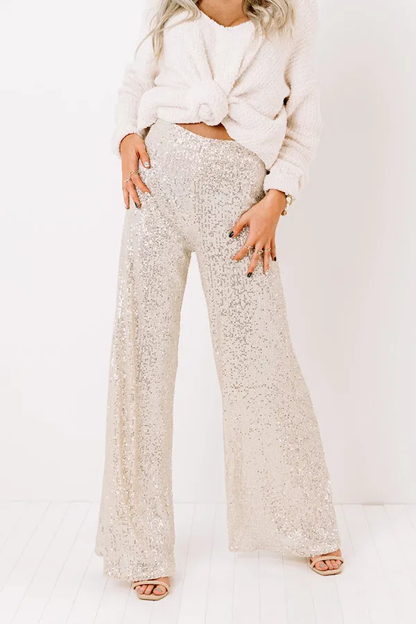 Best Kept Crushing Sequin Flares