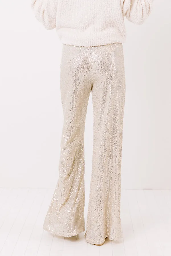 Best Kept Crushing Sequin Flares