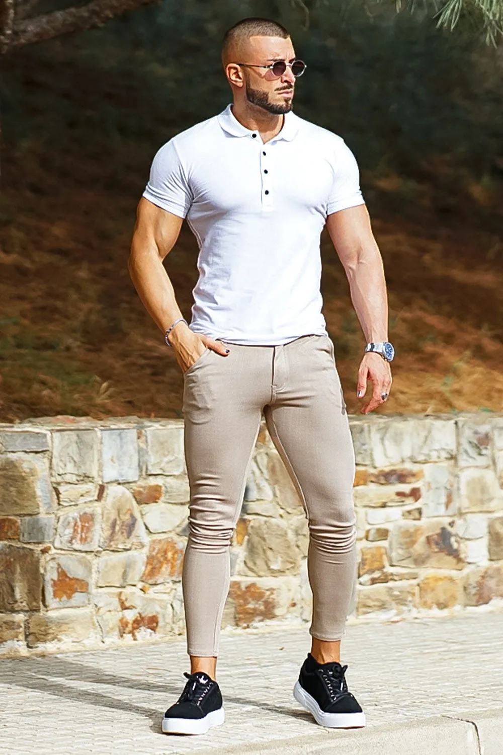 Best Skinny Pants - Light Khaki