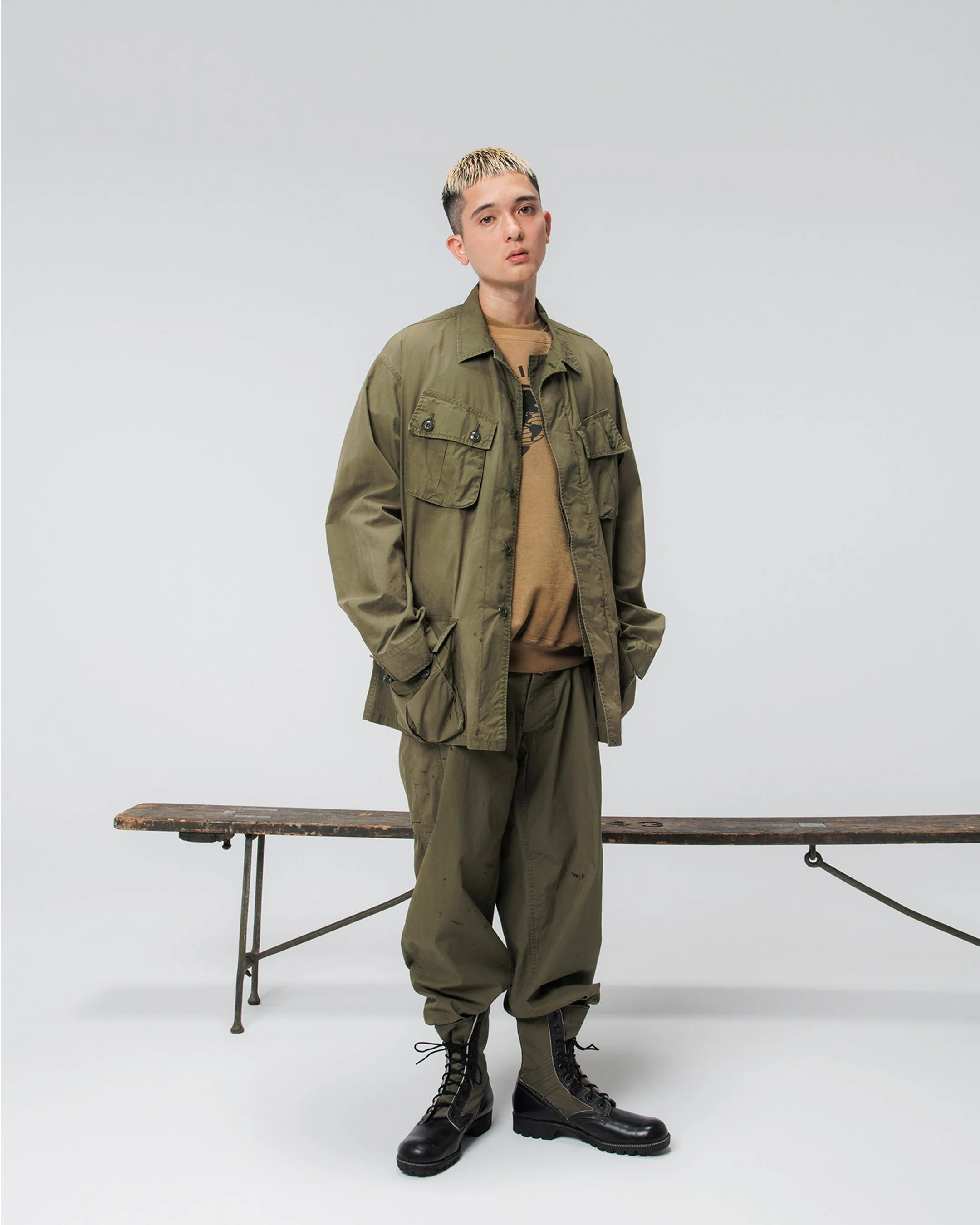 〈BOW WOW〉JUNGLE FATIGUE CARGO PANTS