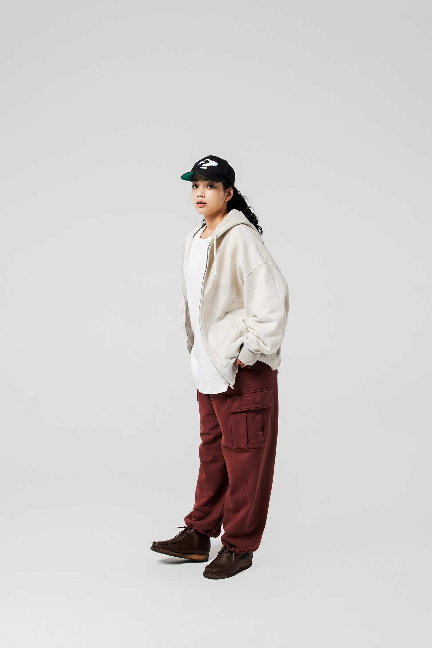 〈BOW WOW〉SWEAT CARGO PANTS / BROWN