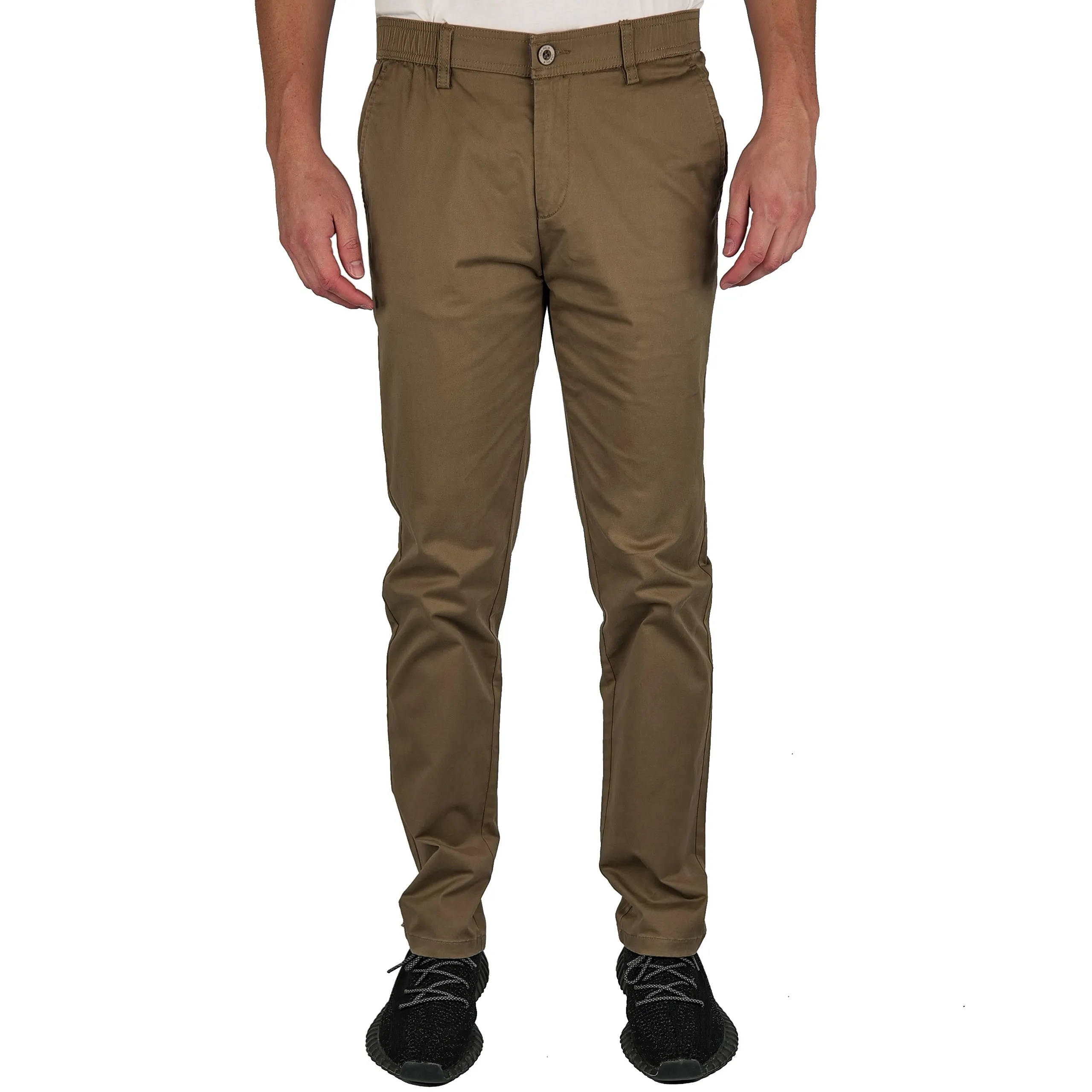 Brushed Stretch Cotton Pants - Final Sale