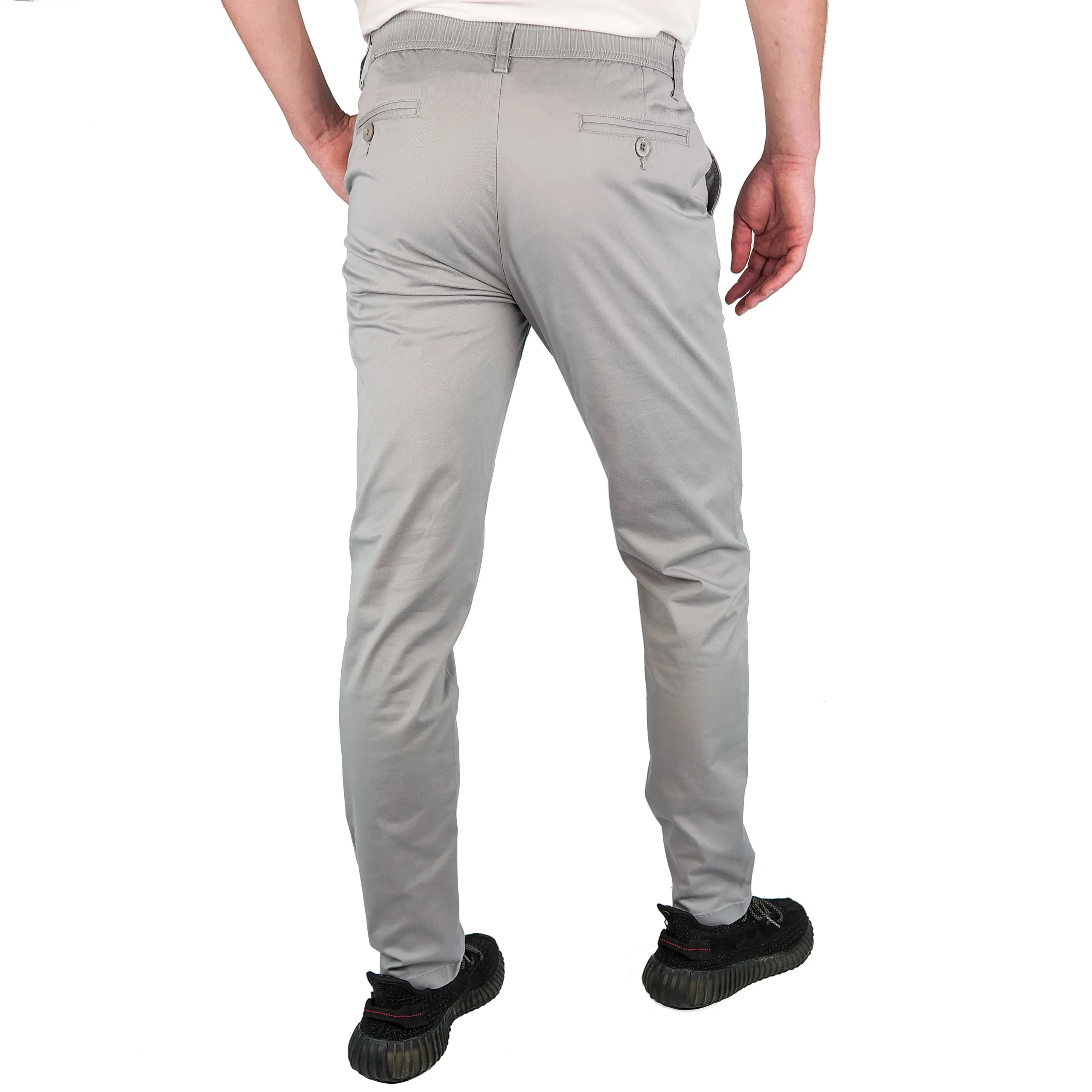 Brushed Stretch Cotton Pants - Final Sale