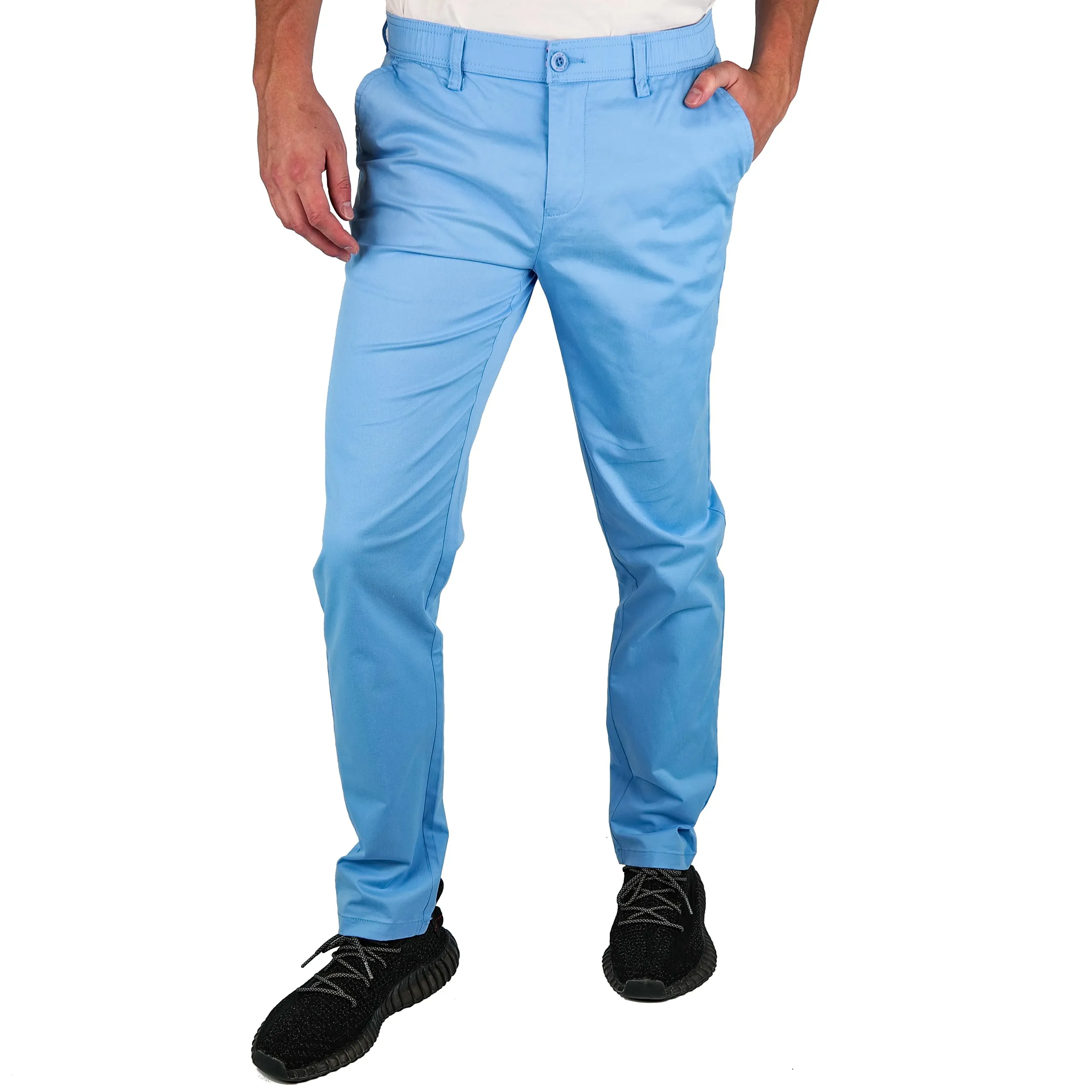 Brushed Stretch Cotton Pants - Final Sale