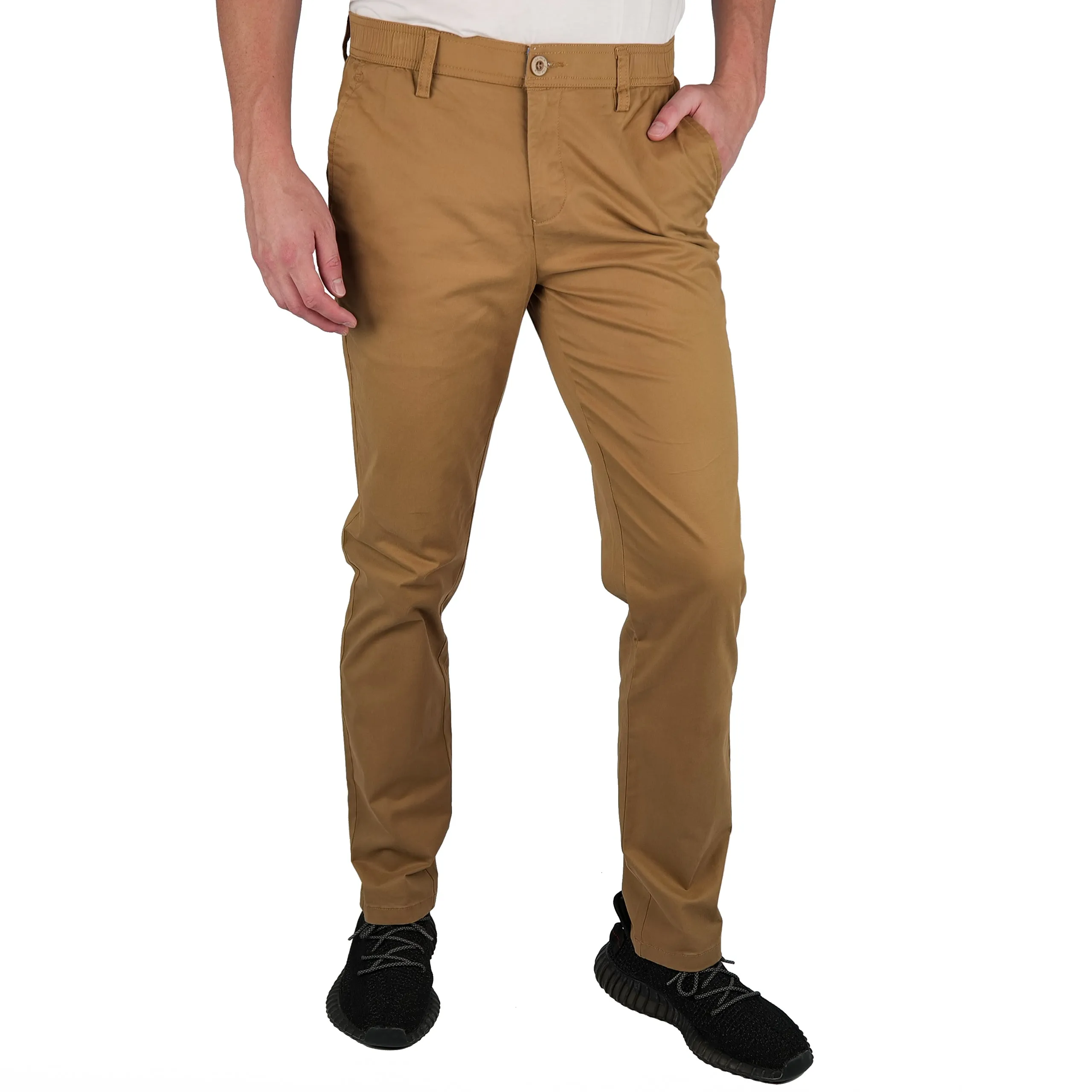 Brushed Stretch Cotton Pants - Final Sale