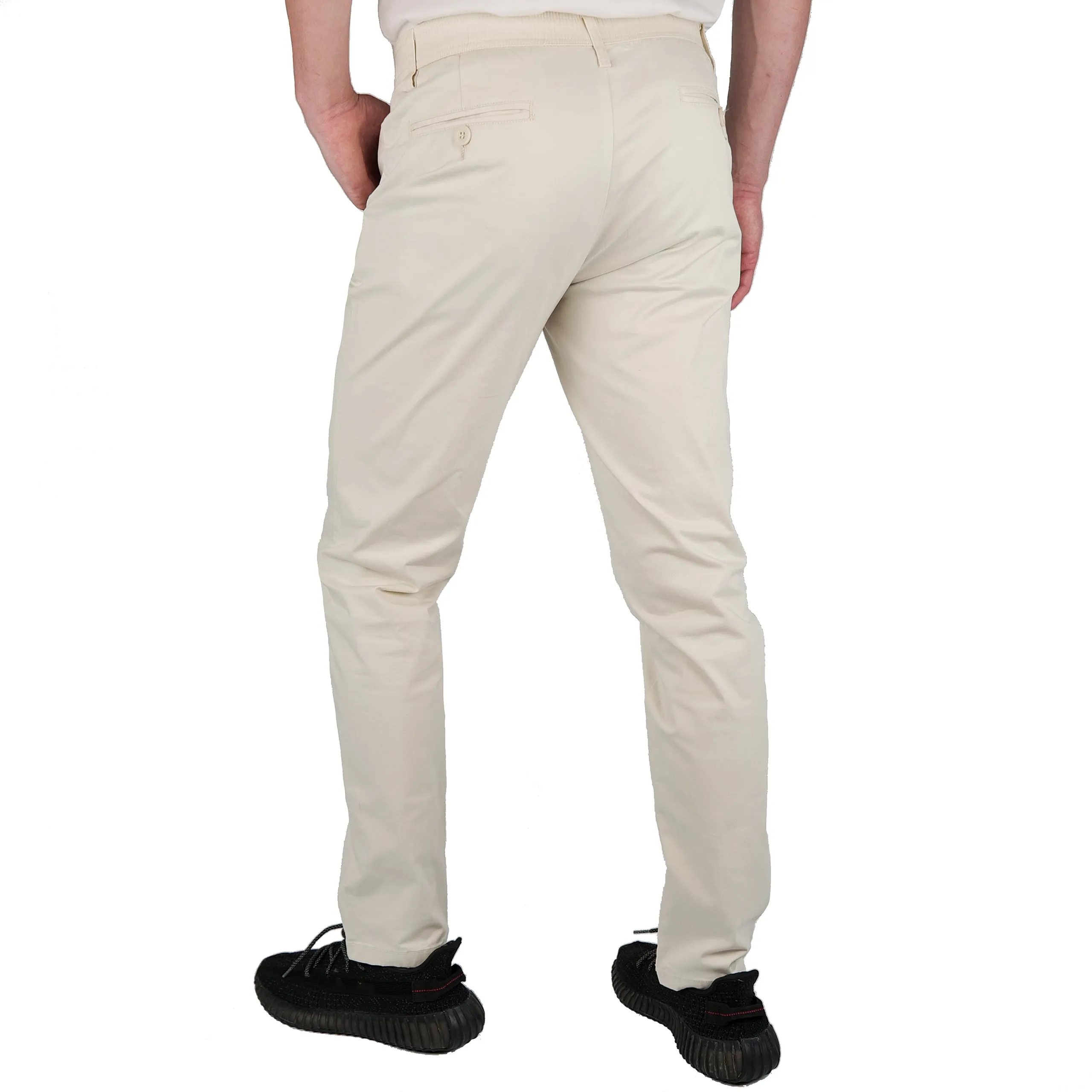 Brushed Stretch Cotton Pants - Final Sale