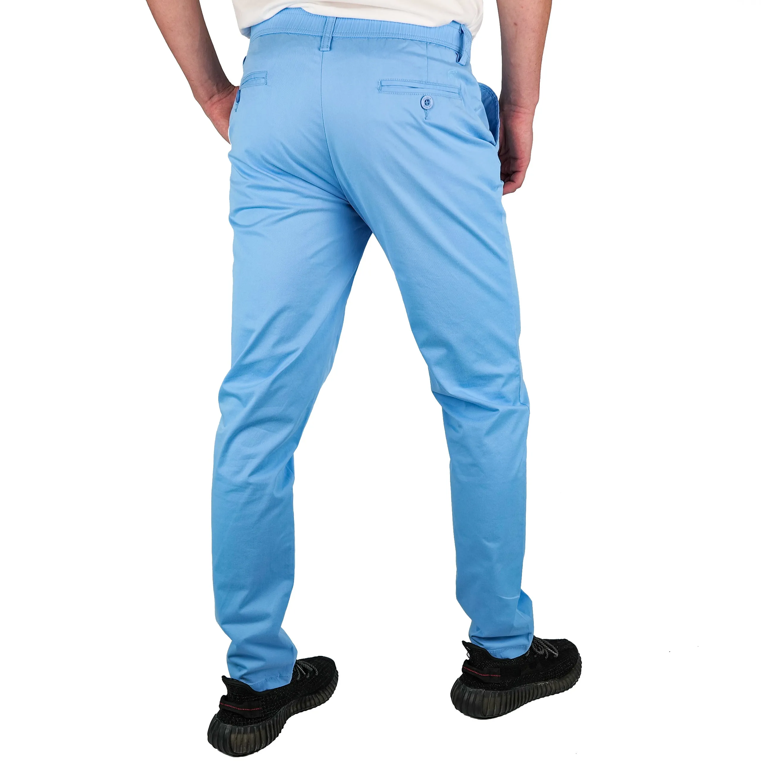 Brushed Stretch Cotton Pants - Final Sale