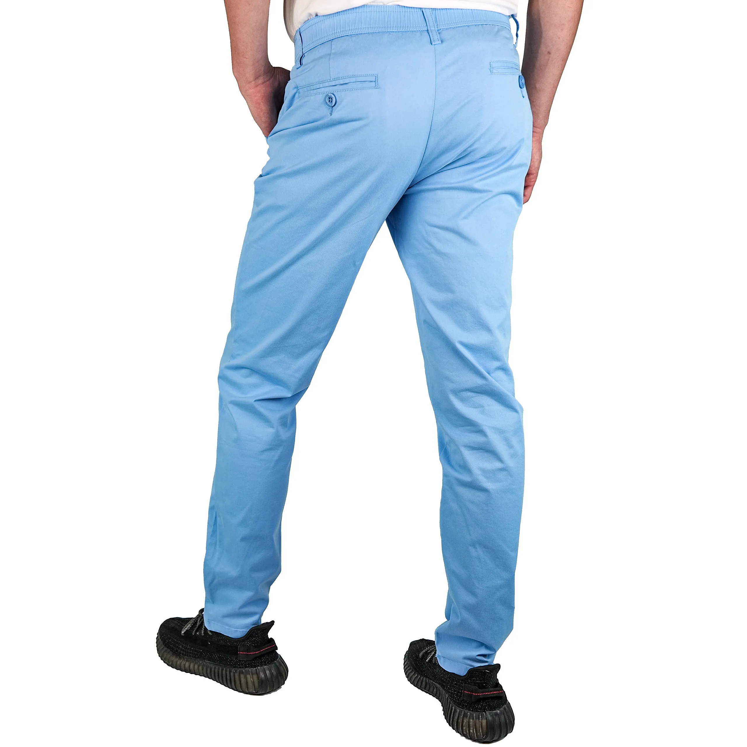 Brushed Stretch Cotton Pants - Final Sale