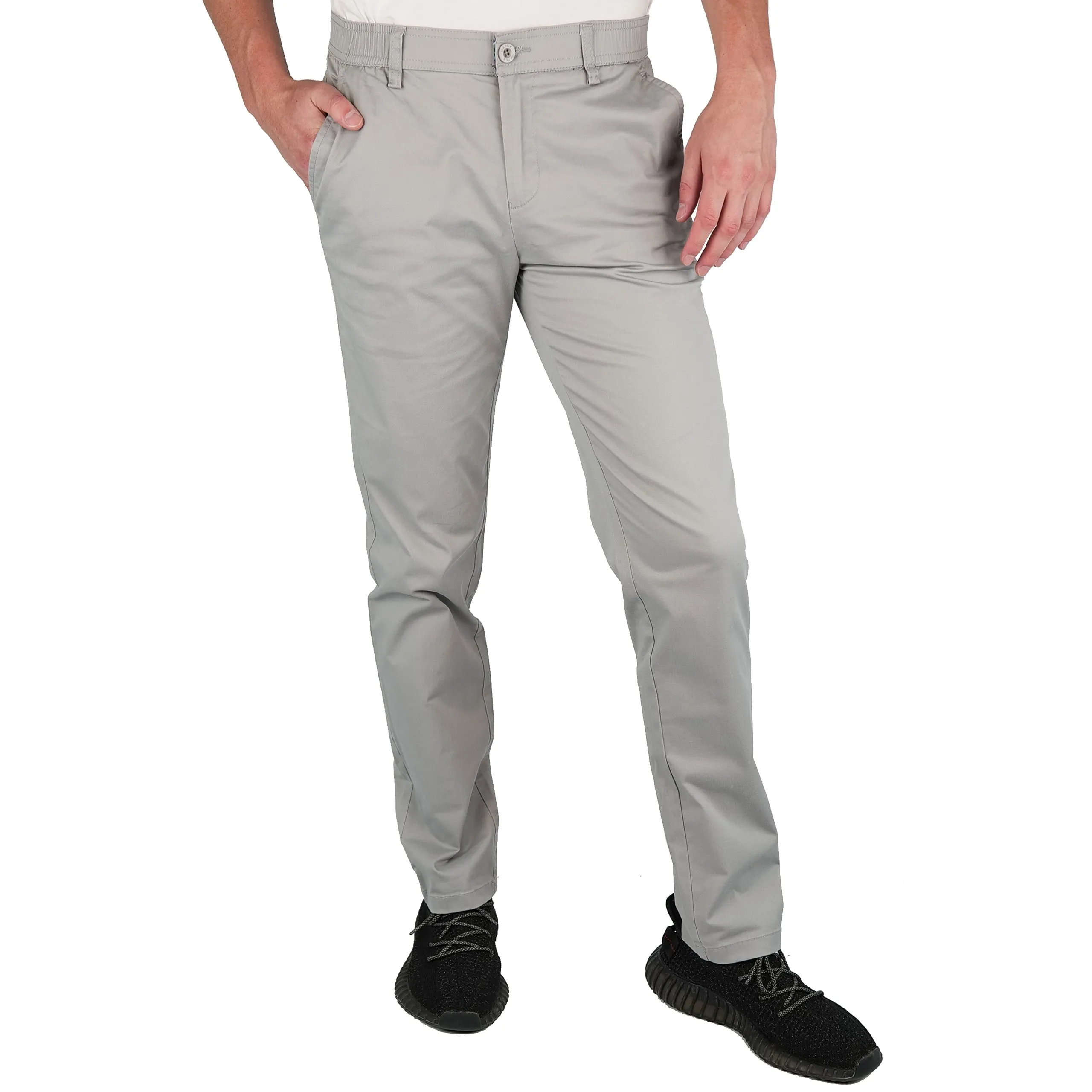 Brushed Stretch Cotton Pants - Final Sale