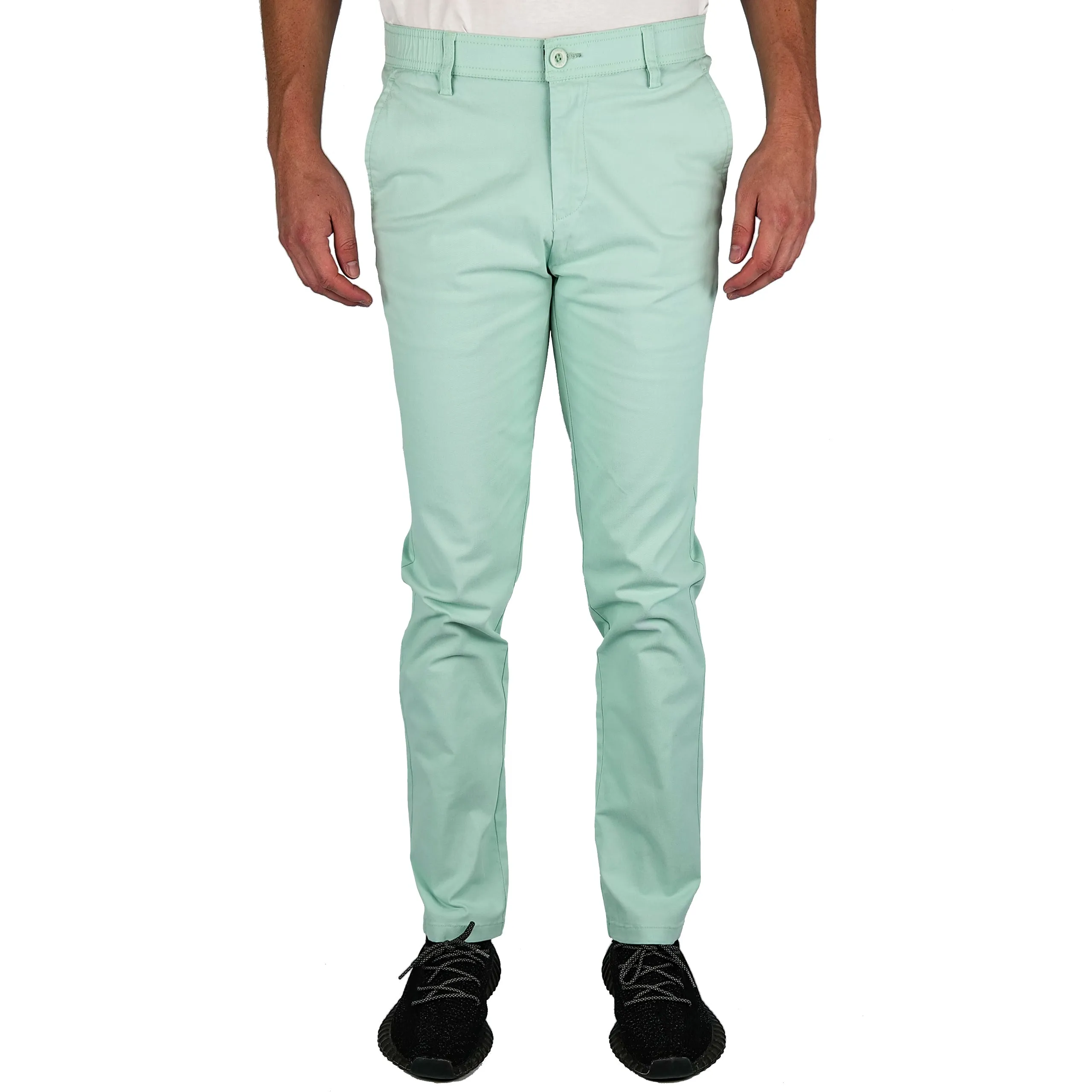 Brushed Stretch Cotton Pants - Final Sale