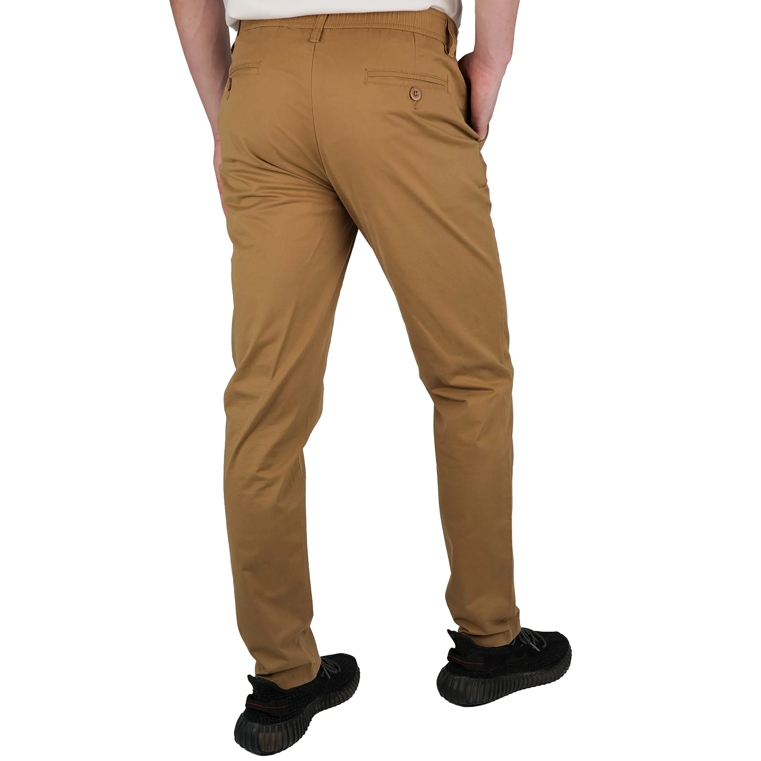 Brushed Stretch Cotton Pants - Final Sale