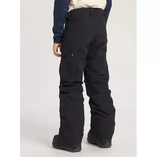 Burton Boys' Exile 2L Cargo Snowboard Pants True Black