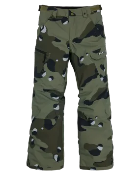 Burton Kids' Exile 2L Cargo Snow Pants - Forest Moss Cookie Camo