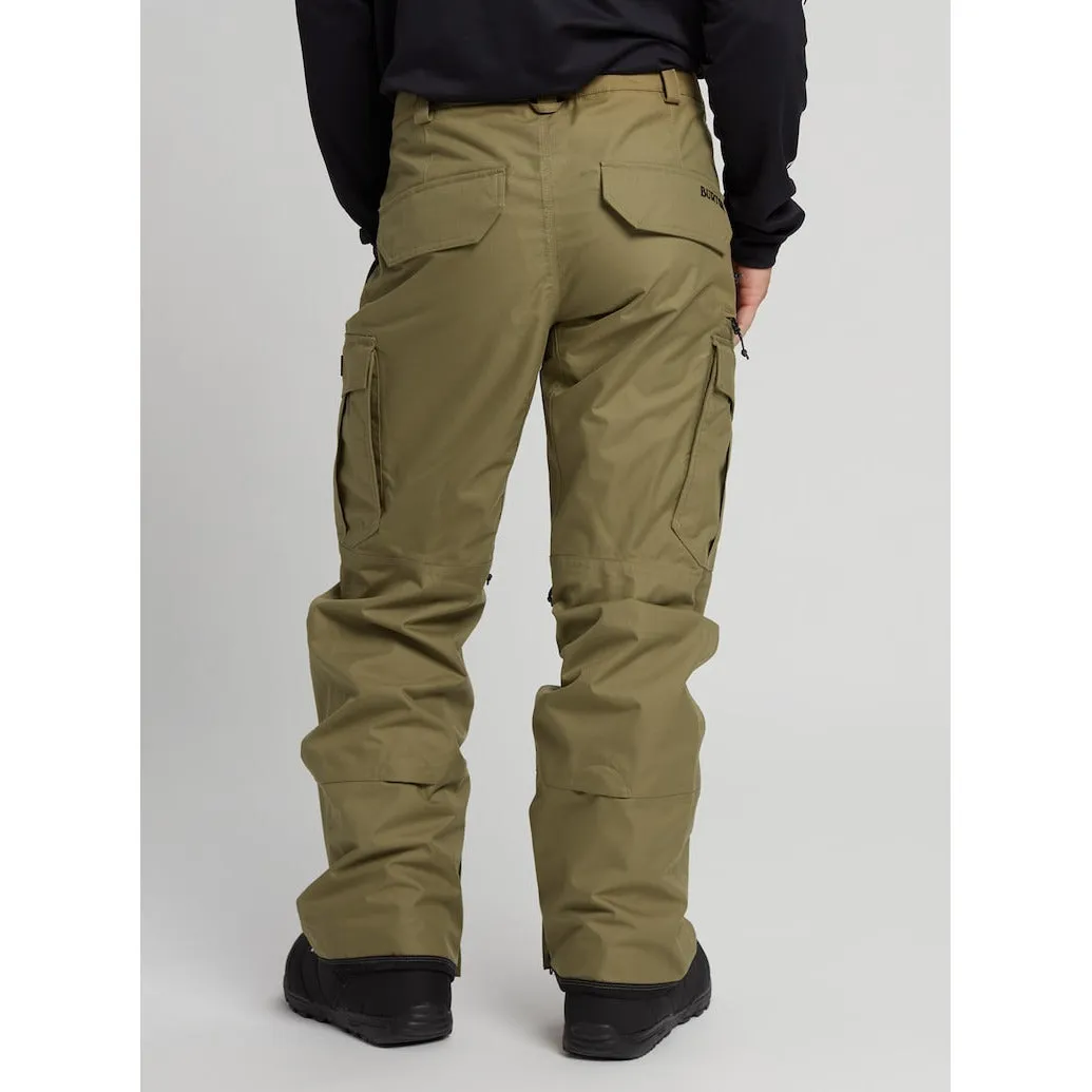 Burton Mens Tall Long Cargo Snowboard Pant-Kelp