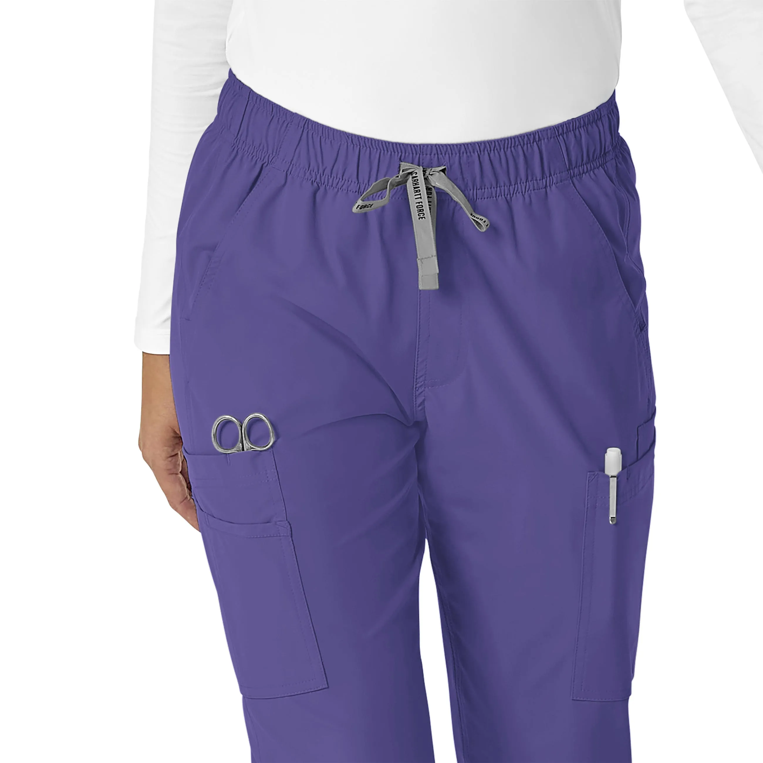 Carhartt Force Essentials Women's Straight Leg Scrub Pant - Grape