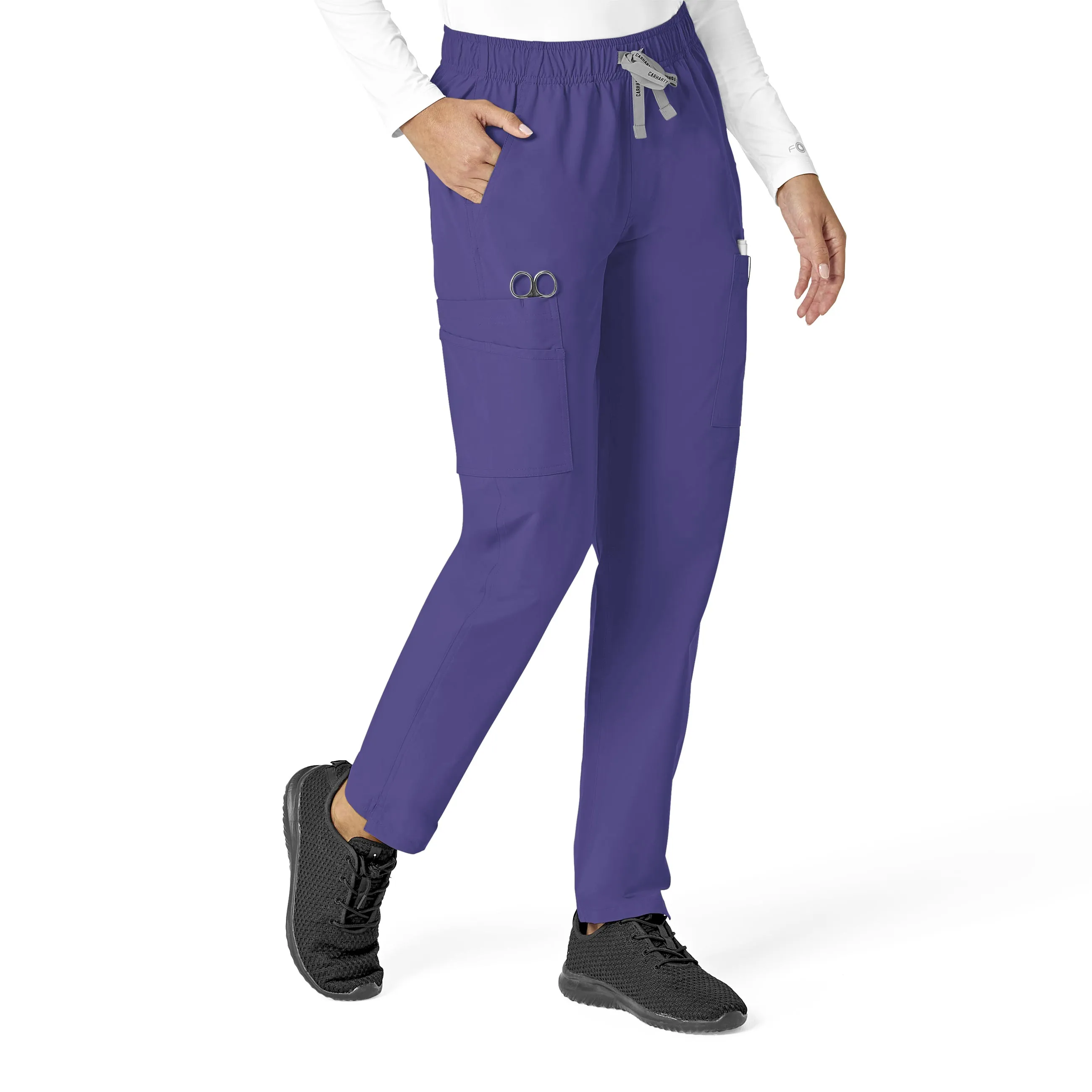 Carhartt Force Essentials Women's Straight Leg Scrub Pant - Grape