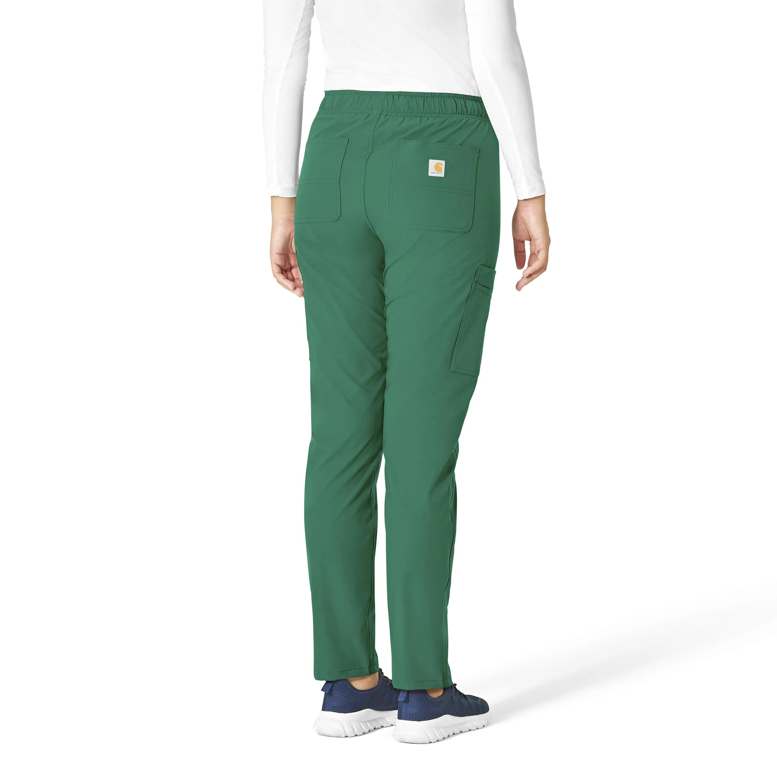 Carhartt Force Essentials Women's Straight Leg Scrub Pant - Hunter