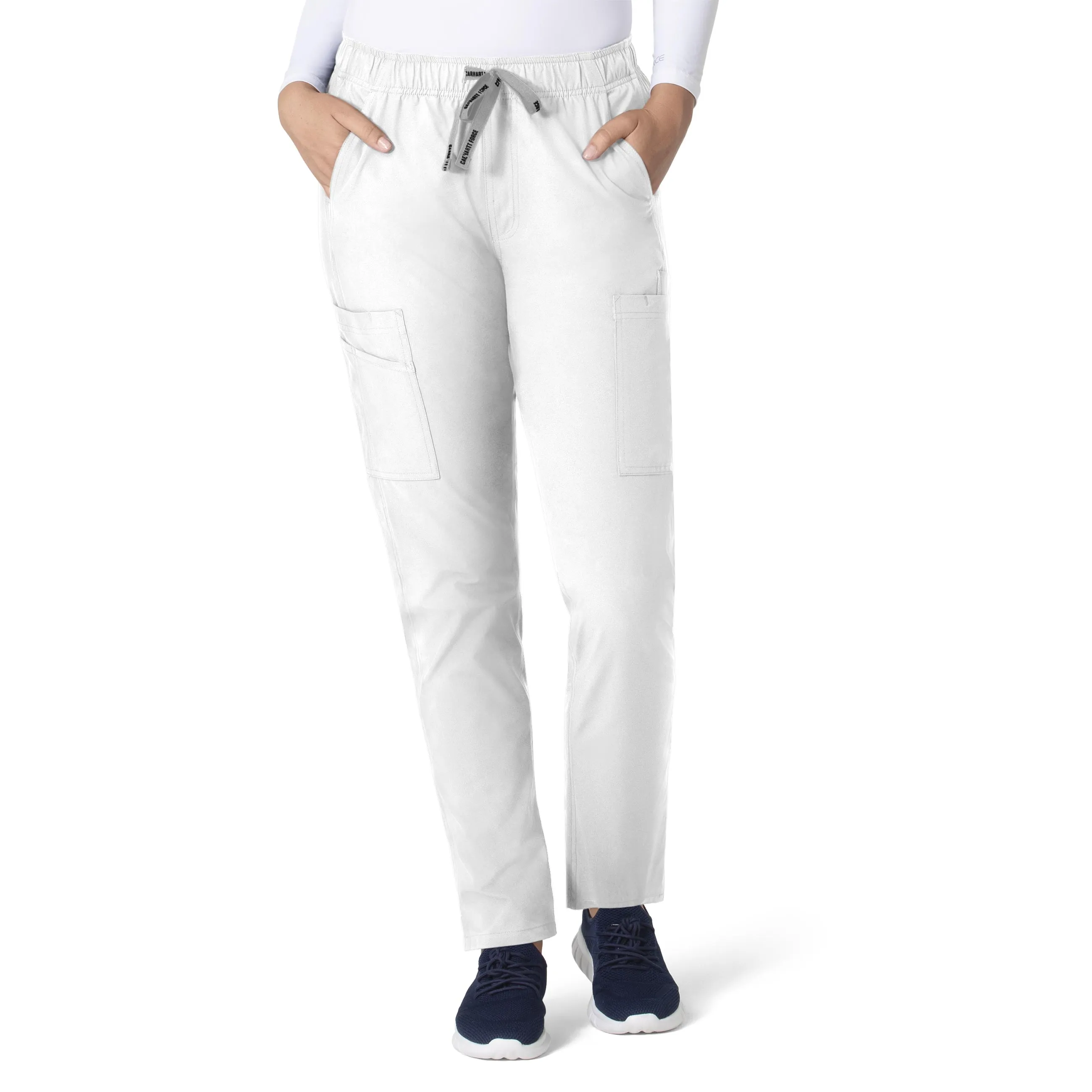 Carhartt Force Essentials Women's Straight Leg Scrub Pant - White