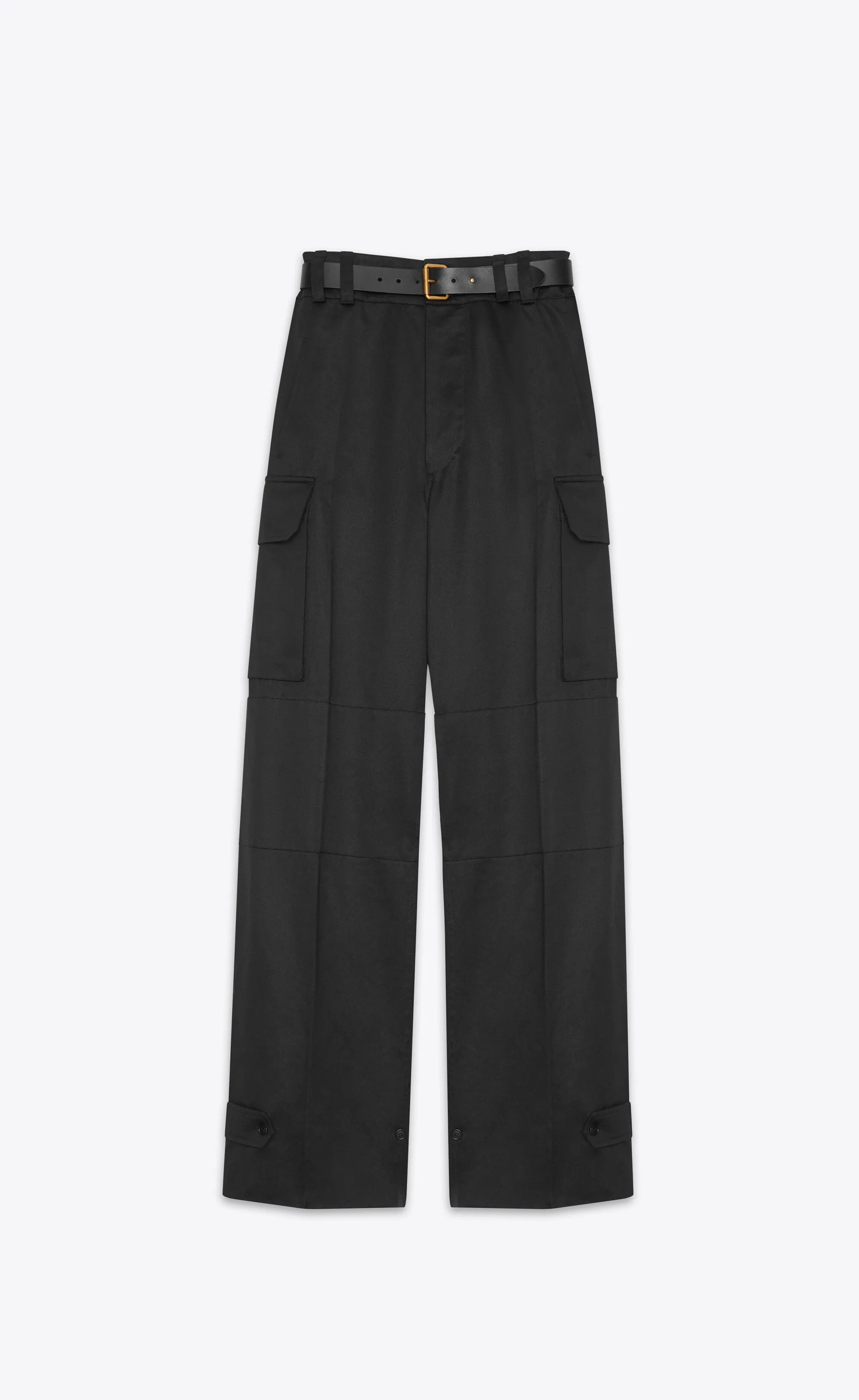 Cassandre Cargo Pants In Cotton Gabardine