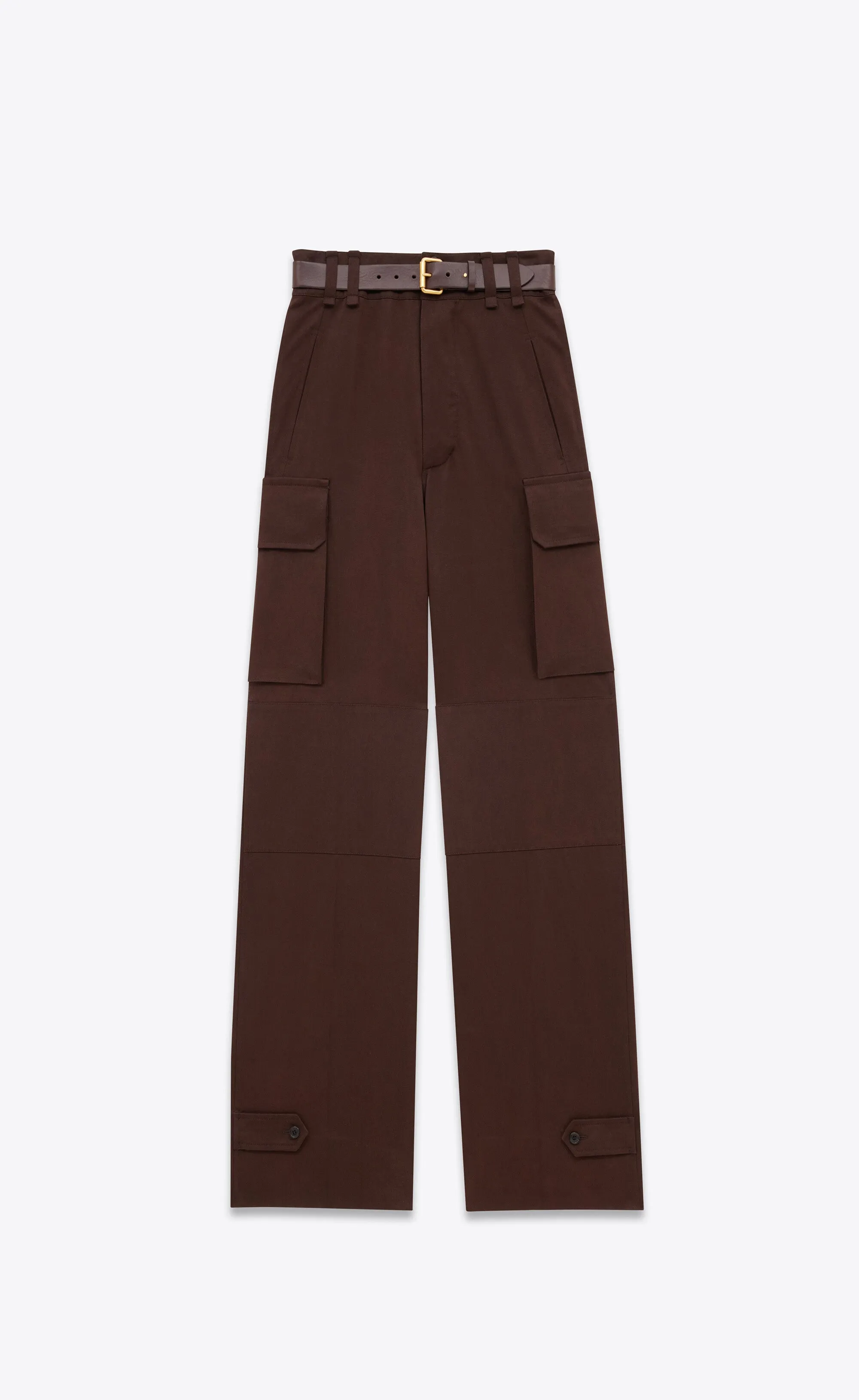 Cassandre Cargo Pants In Cotton Gabardine