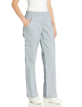 Cherokee 4005 Women's Mid-Rise Elastic Waist Cargo Scrubs Pant