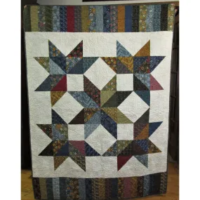 Creek Side Stitches ~ Scrappy Carpenters Star Quilt Pattern