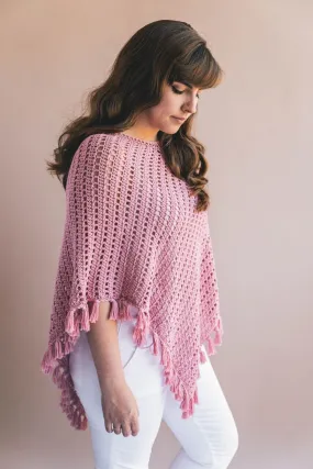 Crochet Kit - Ava Fringed Poncho