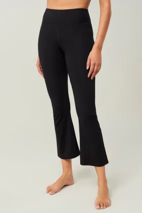 Cropped Flared Pants (Black)