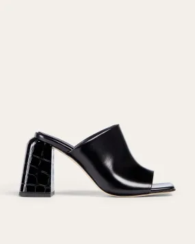 Deri Mule, Black