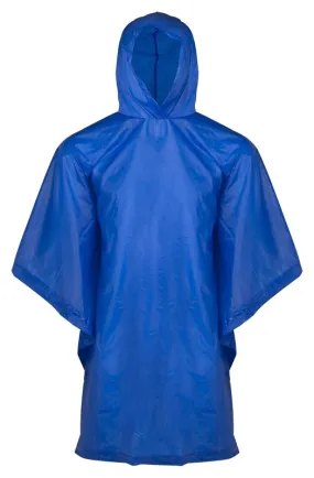 Diamondback PNC-01-L Poncho, One-Size, PVC, Blue, Hooded Collar :EA: QUANTITY: 1