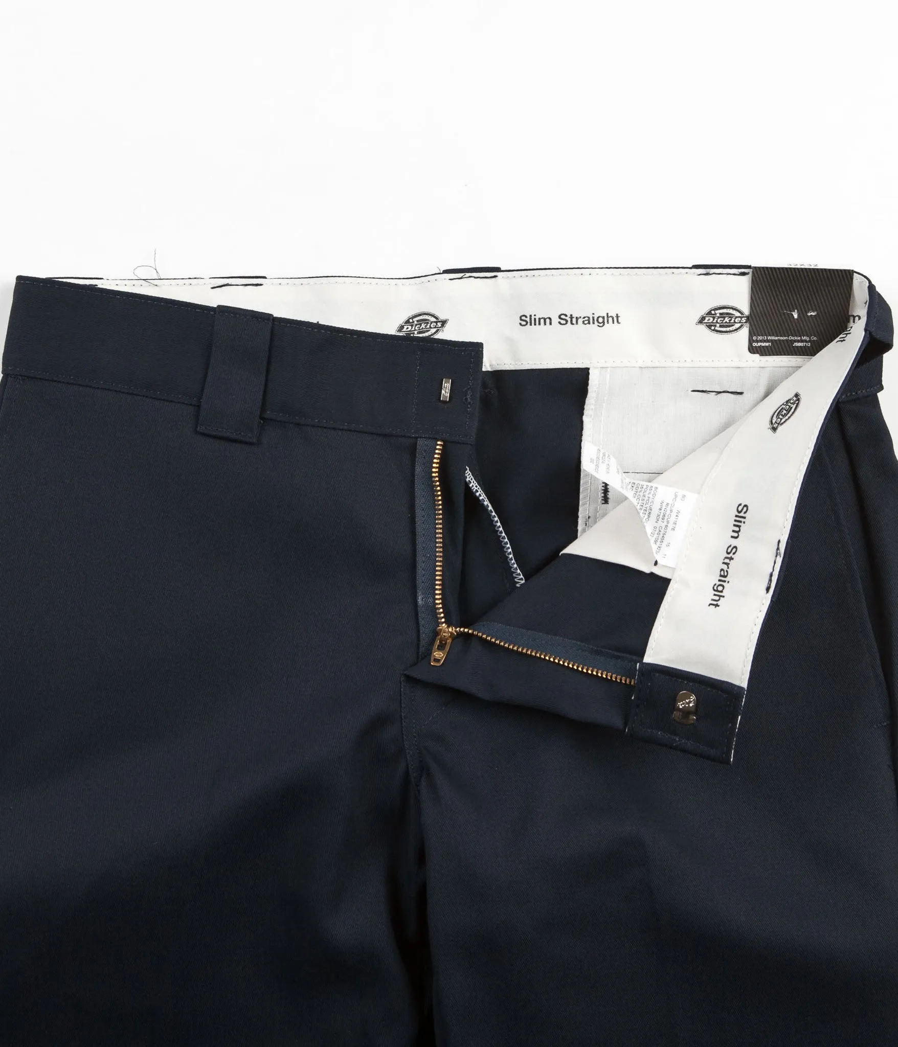 Dickies 873 Slim Straight Work Pants - Dark Navy