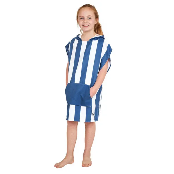 Dock & Bay Kids Poncho - Whitsunday Blue