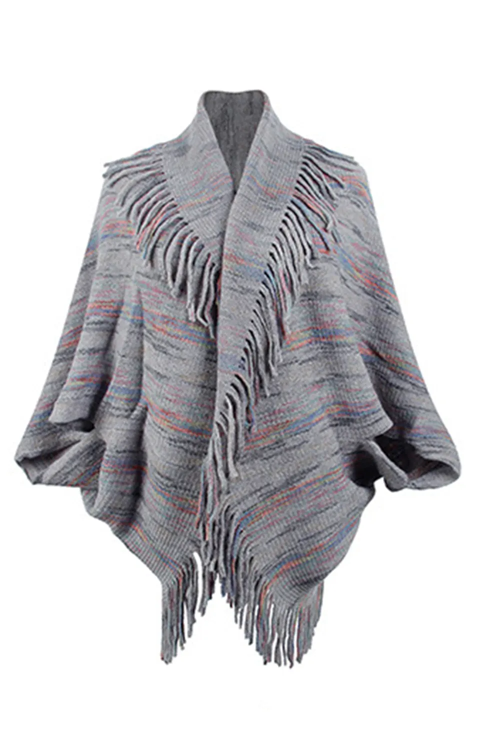 Falling For Fringe Poncho