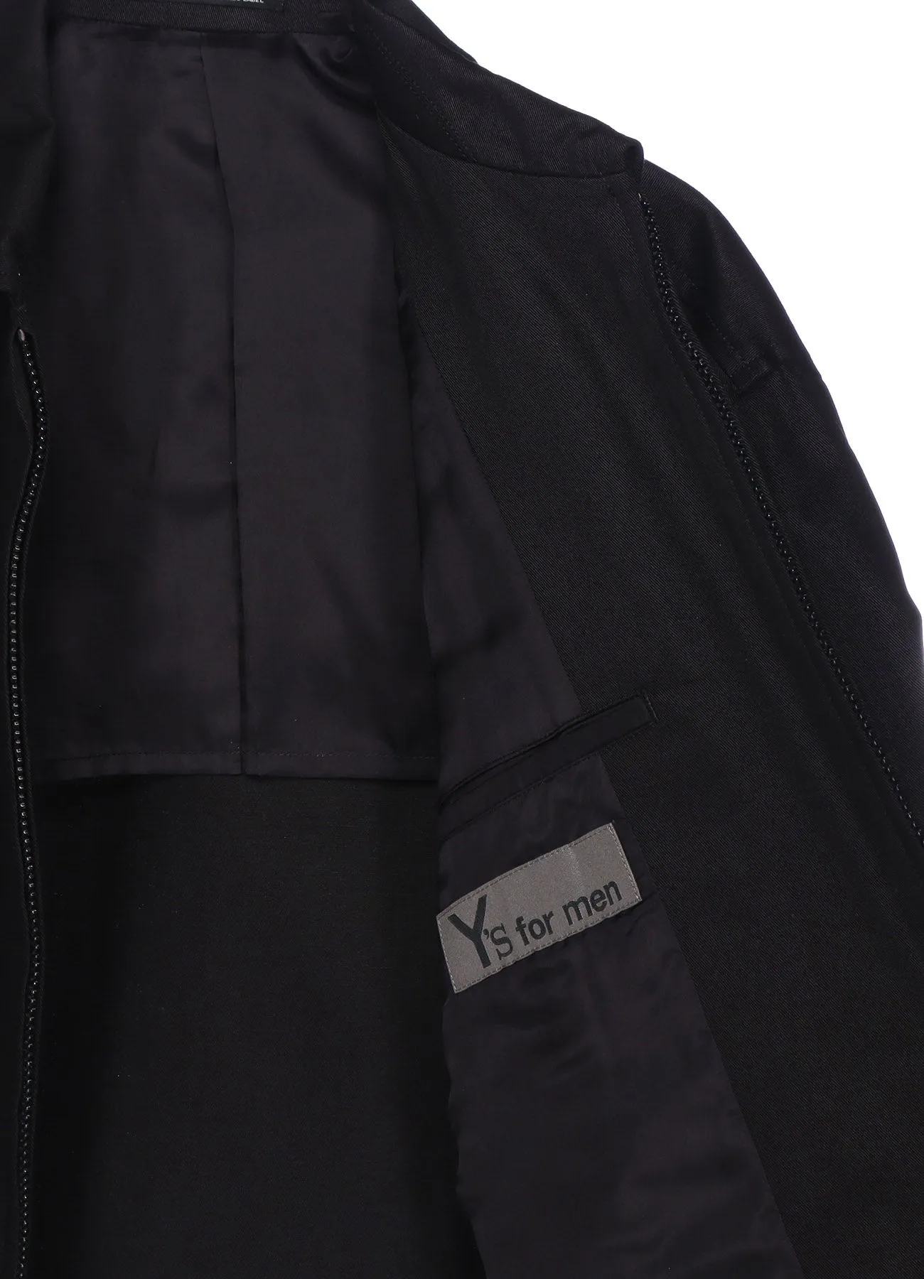 FLAP POCKET BLOUSON WITH PIECE NAME