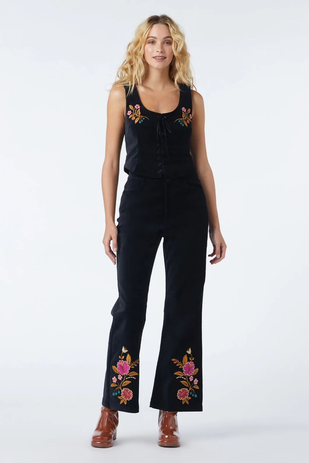 Florence Embroidered Jean