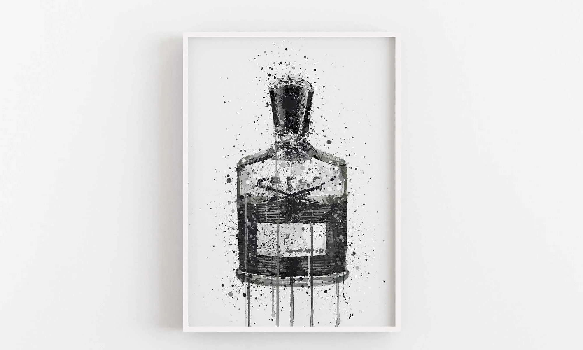 Fragrance Bottle Wall Art Print 'Granite'