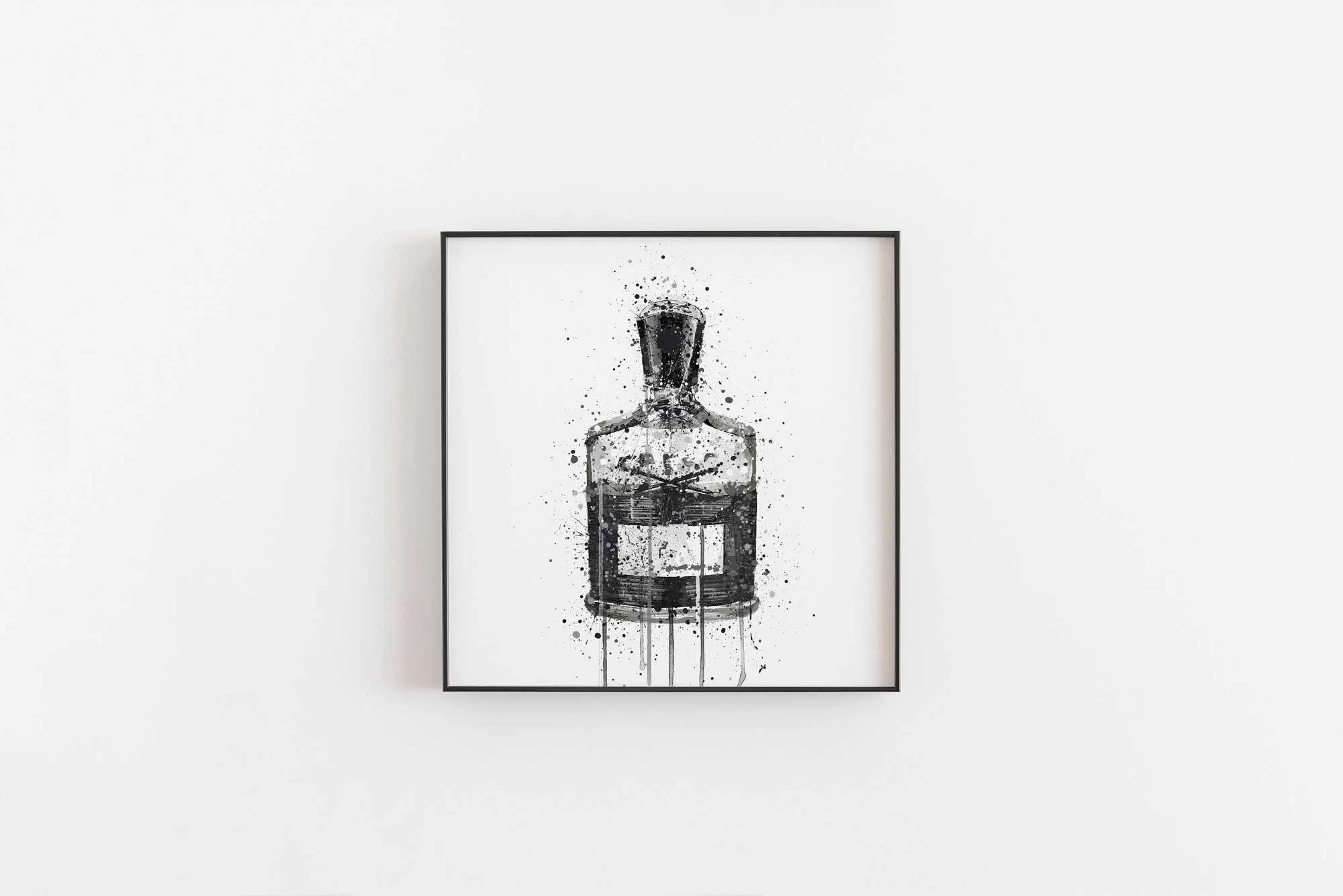 Fragrance Bottle Wall Art Print 'Granite'