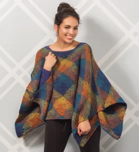 Free Loch Ness Knit Poncho Pattern