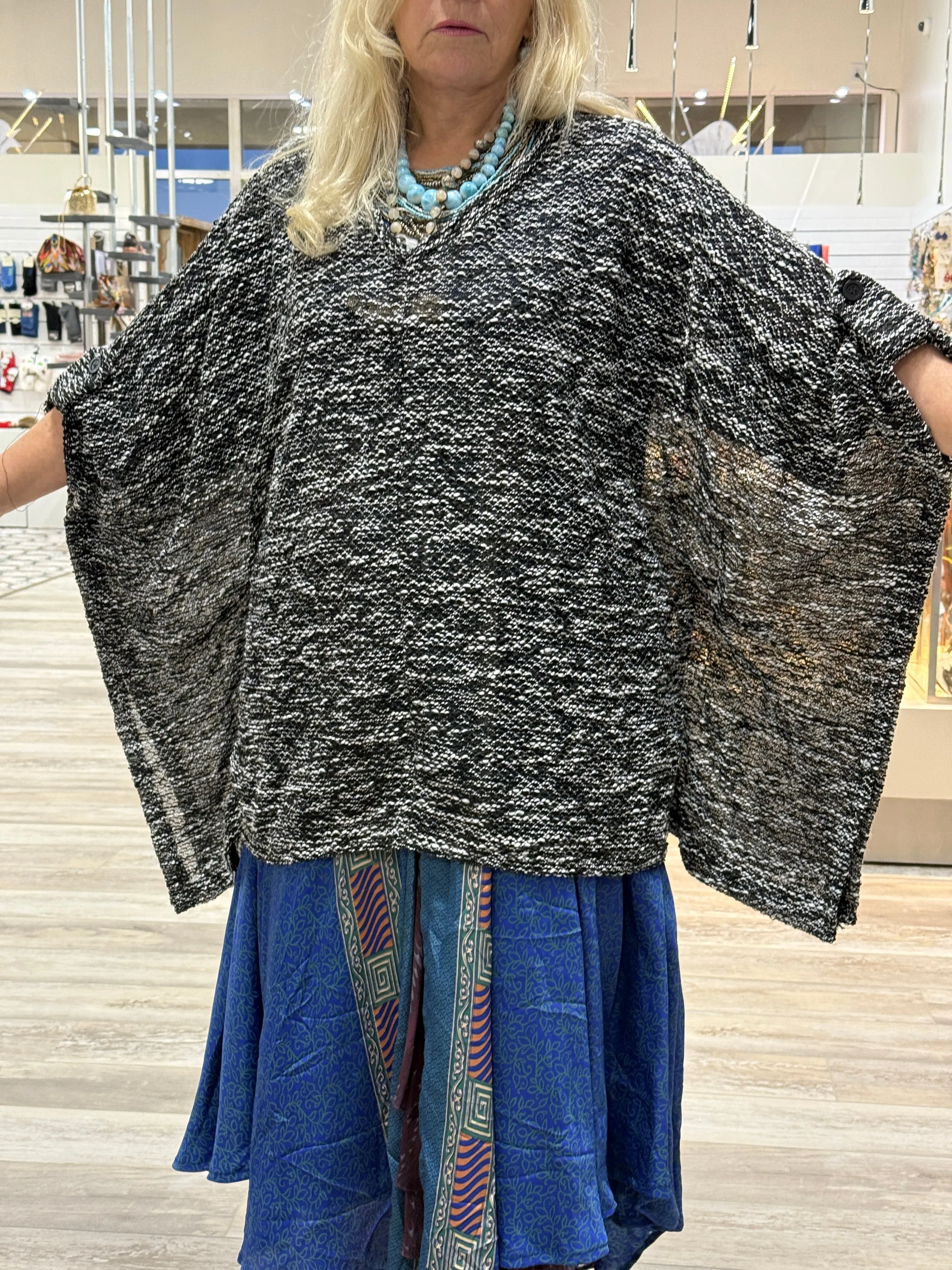 French Laundry Oversized Pullover Poncho (Door Buster)