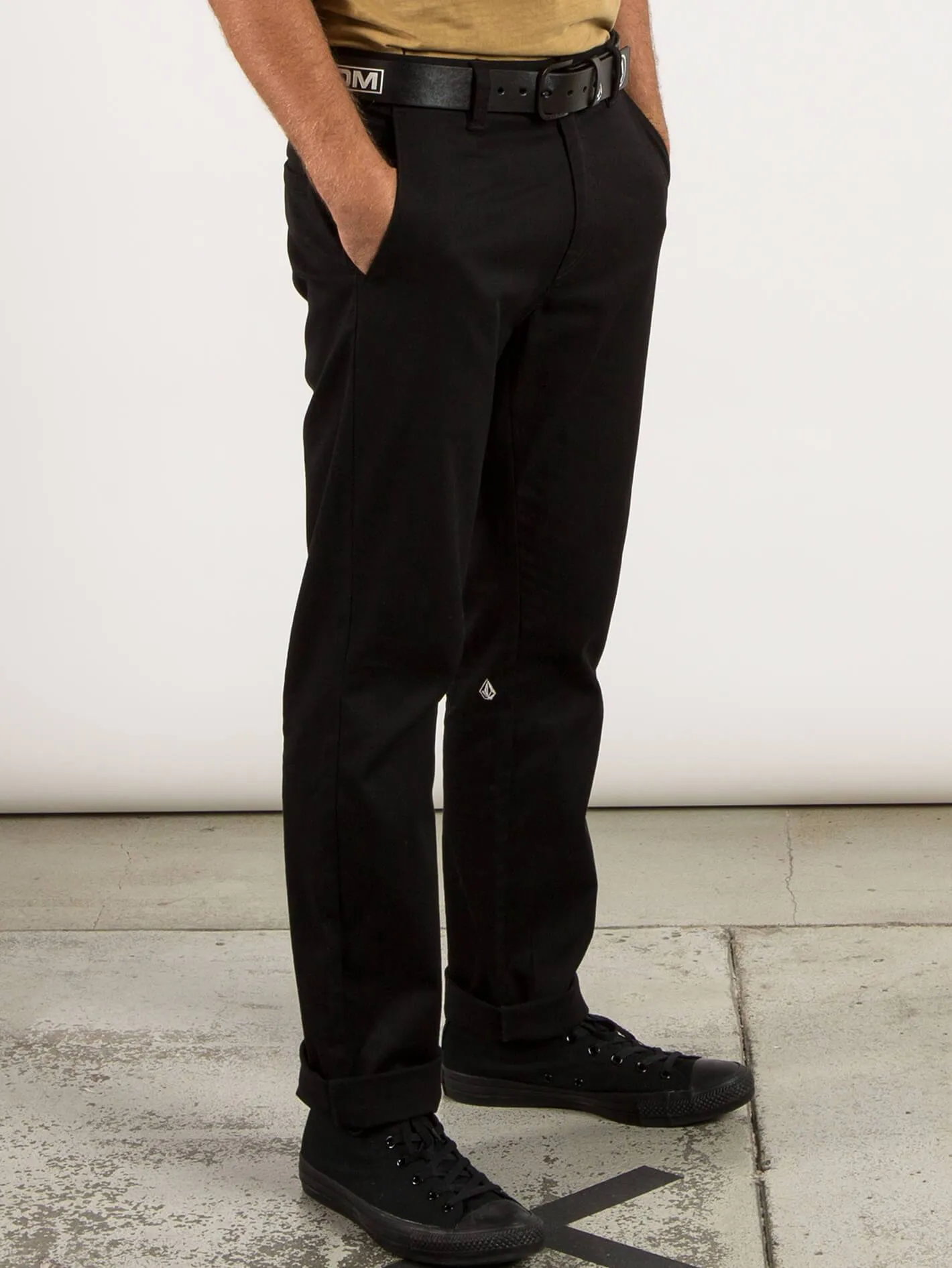 Frickin Modern Stretch Chino Pants - Black