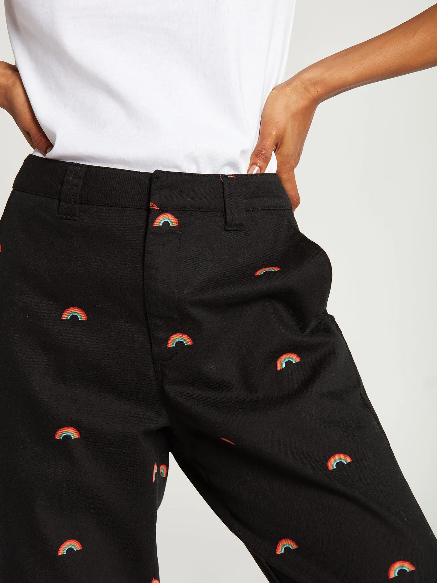 Frochickie Boyfriend Pant - Black Combo