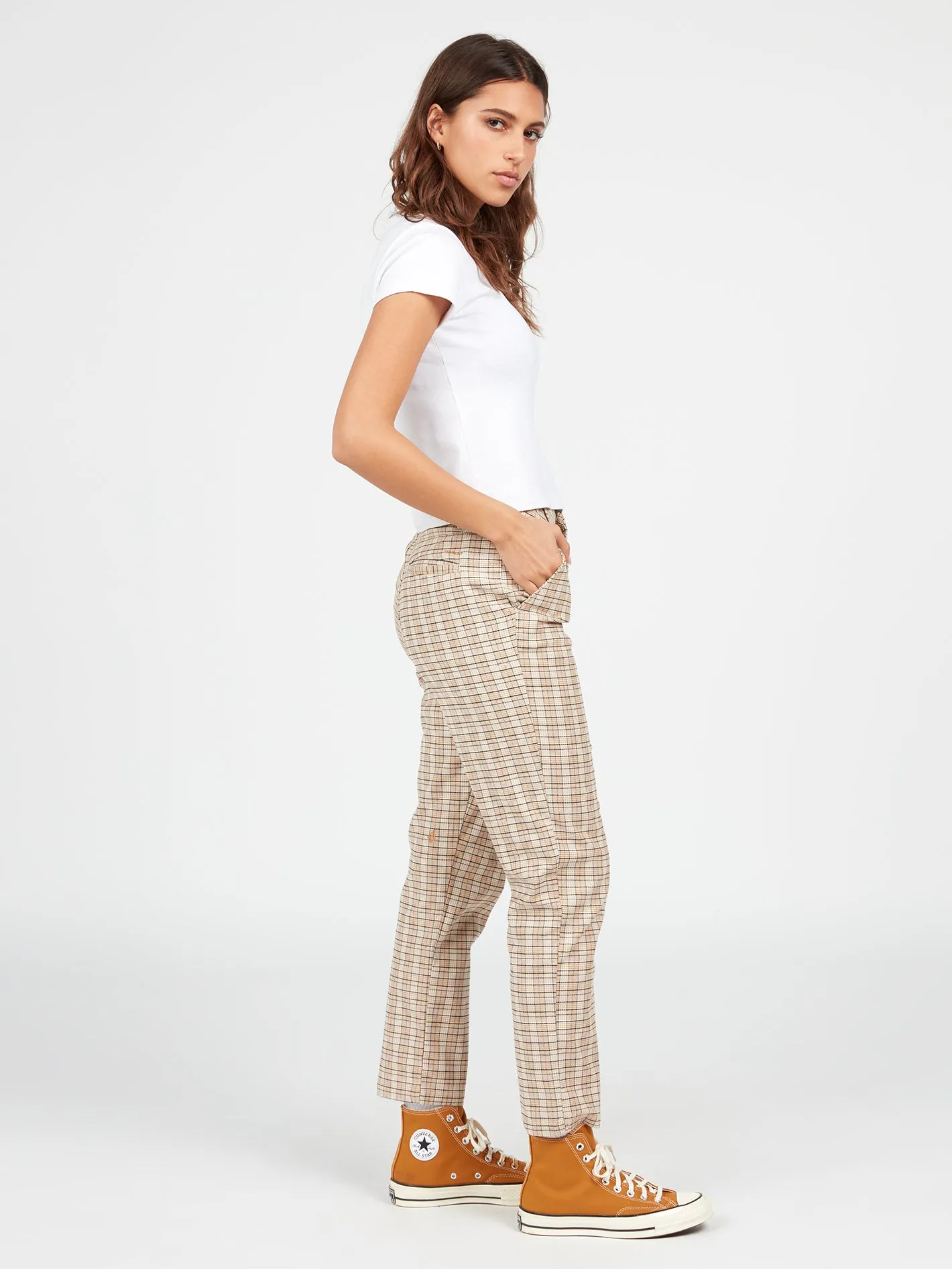 Frochickie High Rise Pants - Bronze